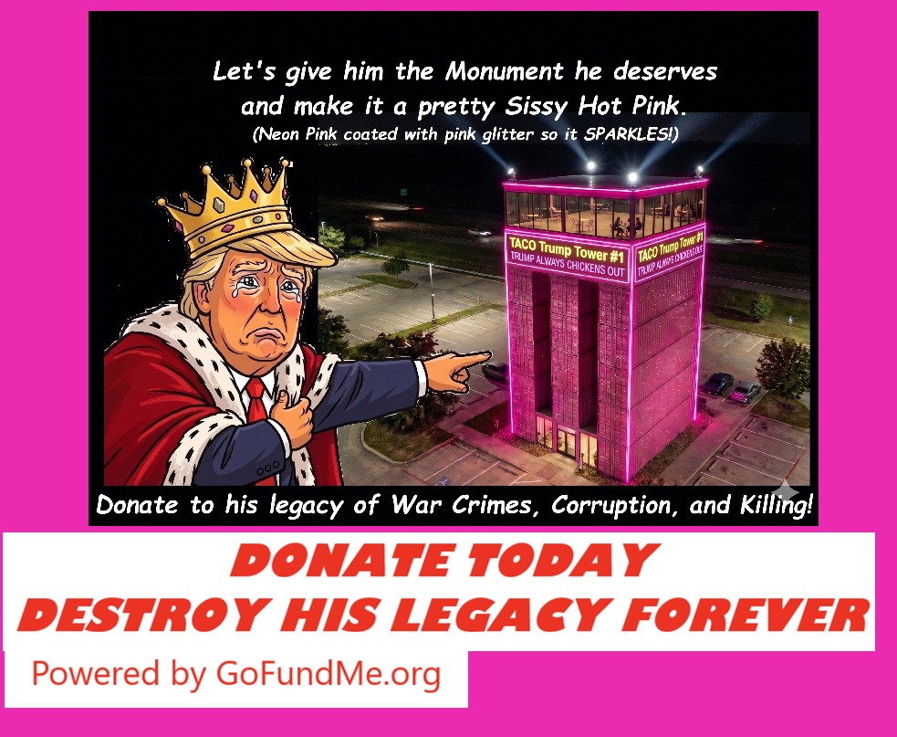 Donate Today — Destroy His Legacy Forever — Powered by GoFundMe